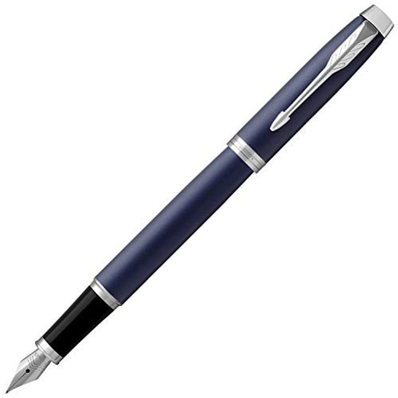 PARKER パーカー 高級万年筆 F 細字 IM コアライン ロイヤルブルーCT 1975597 両用式 正規輸入品