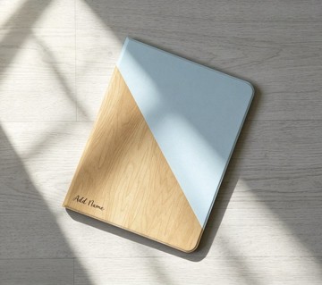 客製化禮物加名純色木紋iPad mini 6 Pro 11 Air 6 10代 保護套