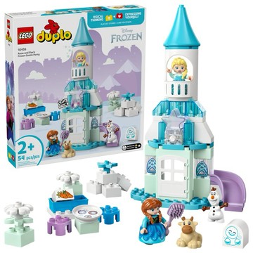 1600【台中翔智積木】LEGO 樂高 DUPLO 得寶 10455 安娜與艾莎的冰雪城堡派對