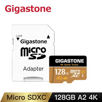 Gigastone Data Recovery 128GB microSDXC UHS-I A2 U3 資料救援記憶卡 (Game Turbo高速卡)