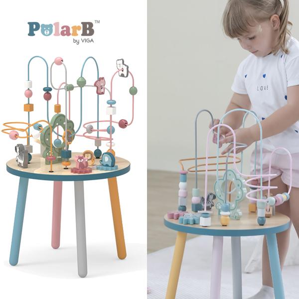 正規品 Polar B（ポーラービー） ビーズテーブル ルーピング 知育玩具 2歳