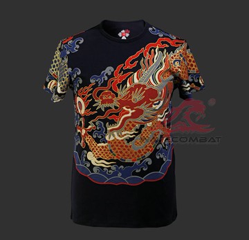【敦刻爾克】 “大朙正統祥云福海飛魚服”T恤 透氣 速干 文化衫