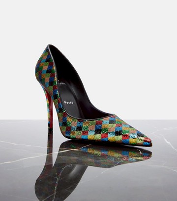 Christian Louboutin Miss Z sequined pumps
