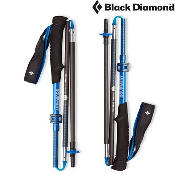 Black Diamond  Distance Carbon FLZ 碳纖維摺疊登山杖 112537 超藍  成對販售