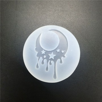 黏土工具 切模工具DIY月亮圖形矽膠模具手工翻糖蛋糕模翻糖工具滴膠模具