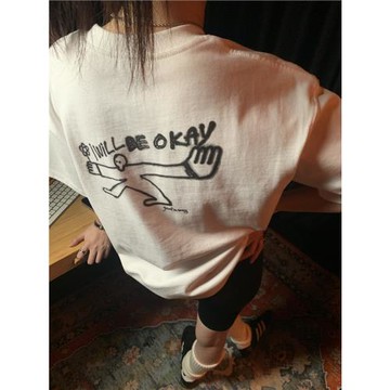 PII 2024SS I WILL BE OKAY我會好的 美式短袖休閑T恤 中性 280g