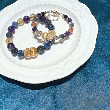 開運 能量 水晶 情侶 手鍊 鈦金 貔貅 客製化 生命靈數 招財 桃花