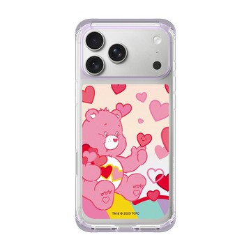 iPhone 17 Pro Max ClearX 夢透紫 - Care Bears - 愛心滿天