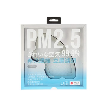 USii奈米纖維立扇濾網 沉穩灰