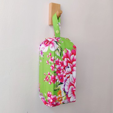 車用、露營用掛式面紙套/衛生紙套=台灣客家花布