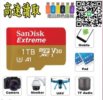 【現貨】公司貨免運  記憶卡 SanDisk Extreme 1TB MicroSD 256G A2 U3 高速記憶卡