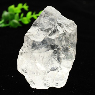 如鴻天然白水晶原石擺件大塊毛料雕刻寶石頭手握把玩件鎮紙