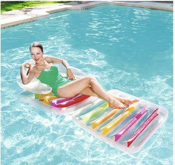 漂浮床 充氣浮板 水上漂浮床 水上充氣浮床漂浮墊泳池浮排漂浮床氣墊游泳沙發浮椅水面浮椅多人『FY00116』
