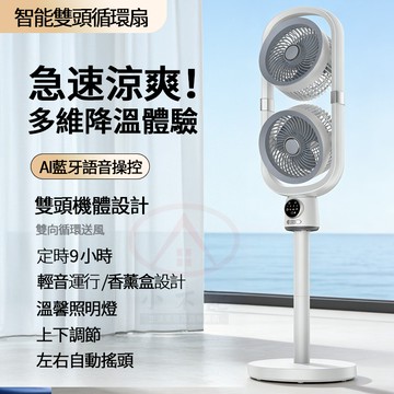 台灣出貨【保固+買一贈二】雙頭雙向 大功率靜音扇 落地風扇 吹風扇 風扇 電風扇 空氣循環扇 立扇 節能扇 涼扇 家用