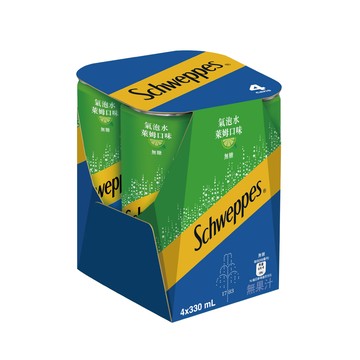 [家速配]舒味思氣泡水萊姆330ml