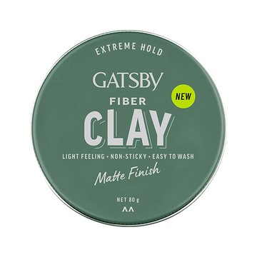 GATSBY FIBER消光纖維髮泥80g蓬鬆線條