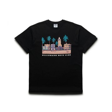 BILLIONAIRE BOYS CLUB SOUTH BEACH SS TEE 短袖T恤 黑