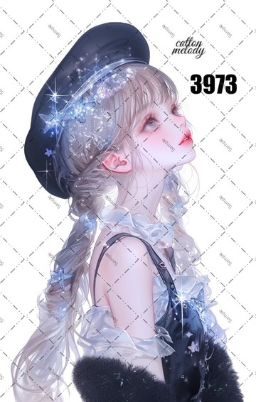 original sticker no.3973 人物貼紙 原創貼紙 原創人物貼紙 裝飾貼紙 cotton melody