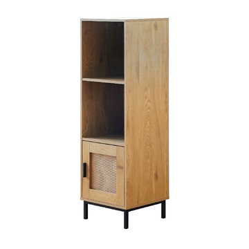 【RICHOME】布萊恩單門書櫃原木色