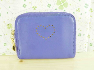 【震撼精品百貨】皮製零錢包~紫色