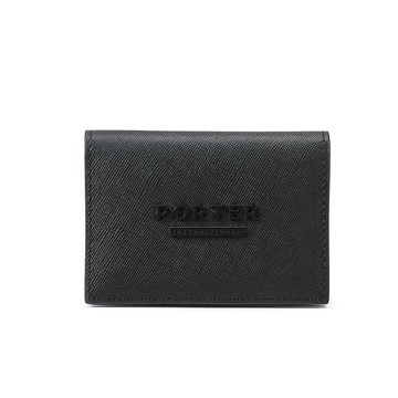 【PORTER INTERNATIONAL】細膩韌性 DEFINE系列 真皮卡夾(黑色)