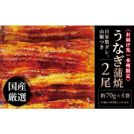 ふるさと納税 千葉県 柏市 国産うなぎ蒲焼　140g×2尾入