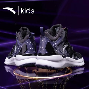 安踏童鞋兒童籃球鞋2026春秋學生男童運動鞋大童黑色高幫訓練球鞋