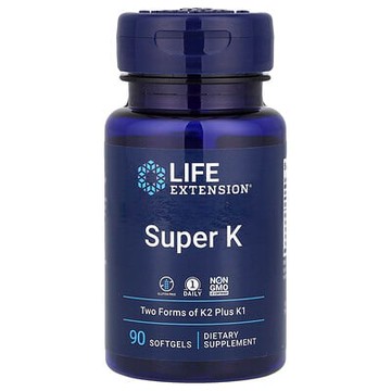 Life Extension, 精選維生素 K，90 粒軟凝膠