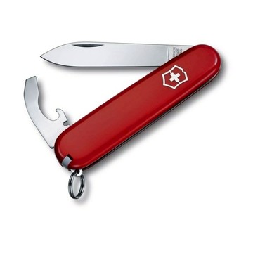 【Victorinox 瑞士維氏】瑞士刀 BANTAM 8用刀 84mm-紅(0.2303)【墊腳石】