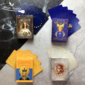 英文桌游卡牌女神系列神諭卡力量女神