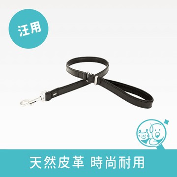 【EZYDOG】牛津皮革牽繩｜騎士黑