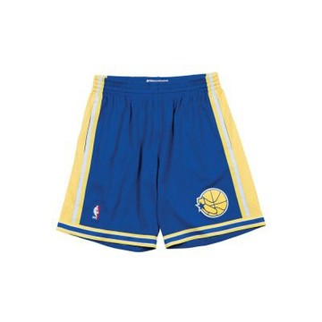 Mitchell & Ness NBA 球迷版球褲 1995-96 Road 勇士藍 MNSWS-G212DR [現貨]
