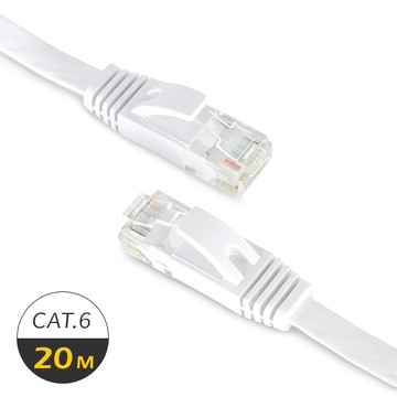 [RONEVER] Cat.6高速超薄扁線網路線 VAA-20 20米