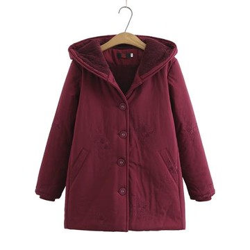 中老年棉衣女加絨加厚媽媽裝老太太棉襖奶奶棉服短款外套老人衣服