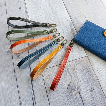 帶子【直】皮革栃木皮革智能手機手提包 FJ02U