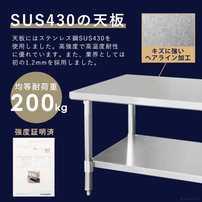 ステンレス コンロ台 業務用 調理台 700×600×650 板厚1.2mmモデル 70 作業台ステンレス 作業台業務用 作業台厨房 作業台 |  LINEブランドカタログ