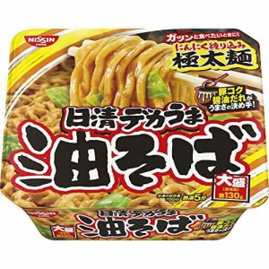 日清食品 日清デカうま 油そば 157g×12個