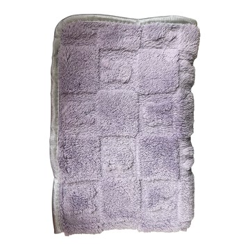 法蘭絨寵物毛毯 素色紫 舒適保暖寵物墊  M(70 x 50cm)  1個