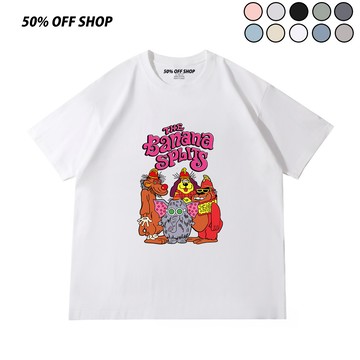 Banana Splits動物樂團純棉短T 男女上衣 oversize潮流街頭 短袖T恤 情侶學生必備 韓系休閒百搭上衣