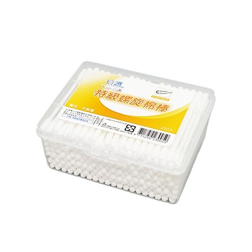 台灣製 倍護 特級螺旋棉棒 220入/盒 棉花棒