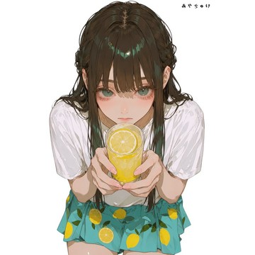 【8 月新品】07-139-0077 人物貼紙 簡約夏日女孩