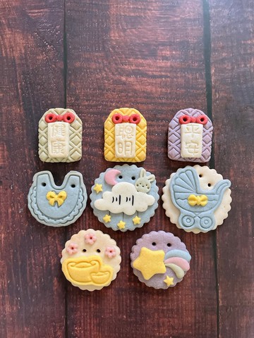 男生8片/無糖霜收涎餅乾/收口水餅乾/4個月