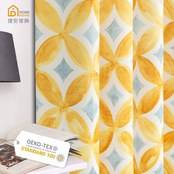 Home Desyne捷安傢飾 現貨圓潤金幣遮光窗簾 台灣製3色2尺寸 隔熱遮光降噪打摺北歐風加厚黑絲層 多種織帶DIY