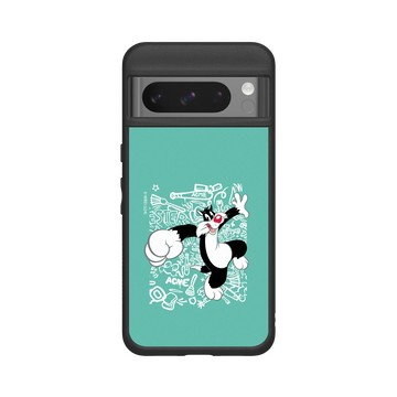 Pixel 8 Pro SolidSuit 黑 - 樂一通 Looney Tunes - 亂花系列-傻大貓