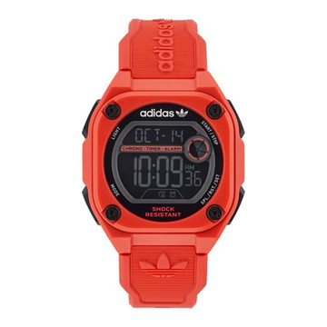 ADIDAS 愛迪達  CITY TECH TWO 城市科技電子錶款_AOST23063_紅_45mm