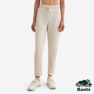 Roots女裝- NOCTURNAL OPEN BOTTOM 棉褲-燕麥色
