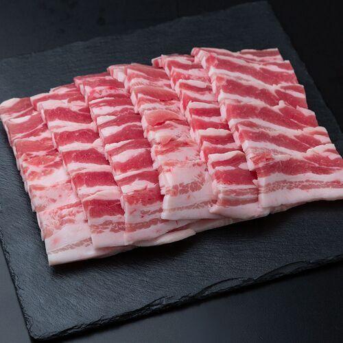 山形県食肉公社認定 山形豚 バラ焼肉（500g）