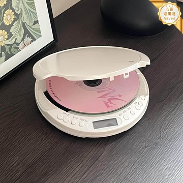 【復古便攜】CD隨身聽 便攜CD機 播放器 隨身聽 CD播放機 復古設計 支持多種格式 防震便攜 學習聽歌 送CD專輯