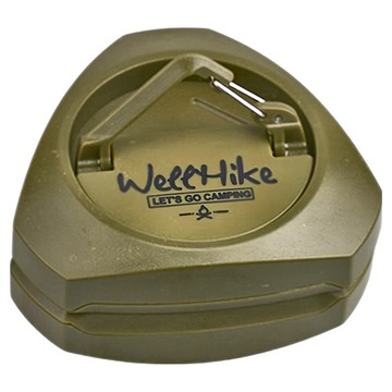 WellHike 玩客 三角形磁吸掛鉤  軍綠色  1個