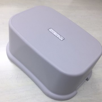 akachan honpo - 單階腳踏台-灰色-適用年齡：1歲半～4歲-日本製